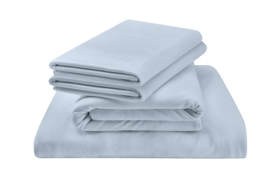 TEMPUR-Rayon from Bamboo Sheet Set- California King, Sleepy Blue, rollover