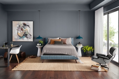 TEMPUR-Rayon from Bamboo Sheet Set- Split King, Cool Gray, large