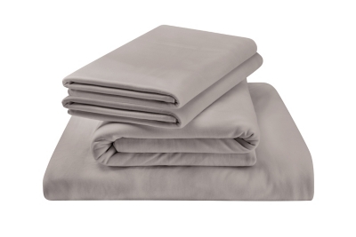 TEMPUR-Rayon from Bamboo Sheet Set- Split King, Cool Gray, rollover