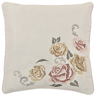 Royal Court Chablis 16" Square Decorative Throw Pillow, , rollover