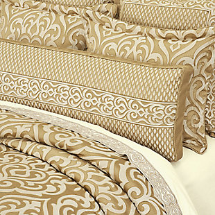 J.Queen New York Lazlo Bolster Decorative Throw Pillow, , large