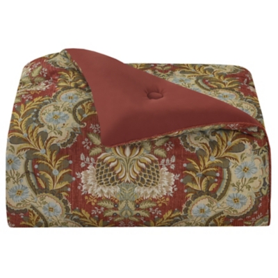 J.Queen New York Sayre King 4 Piece Comforter Set, Spice, rollover