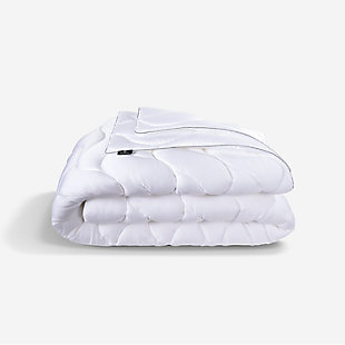 BEDGEAR Medium Weight Full/Queen Comforter, White, large