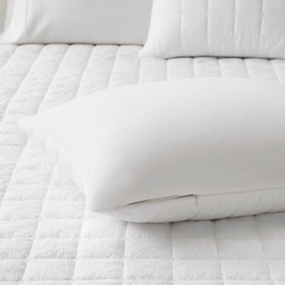 Cocoon Full/Queen 3 Piece Quilt Top Comforter Mini Set, White, rollover