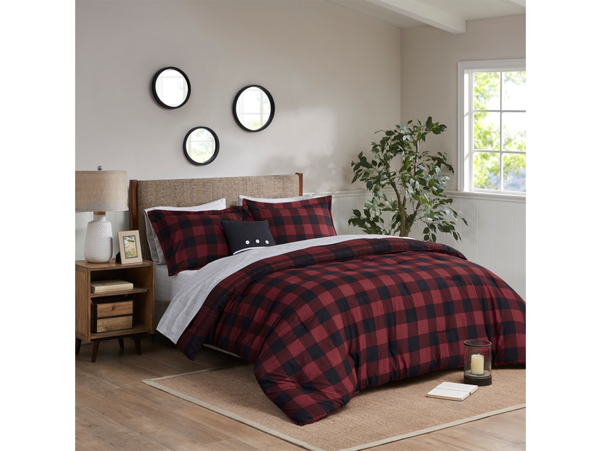 Everest Queen 8 Piece Reversible Comforter Set with Bed Sheets Ashley
