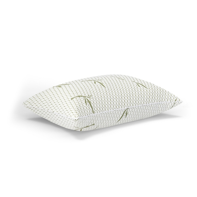 Bodipedic Essentials Gel-Infused Memory Foam Cluster Jumbo Bed Pillow with Rayon from  Infused Cover