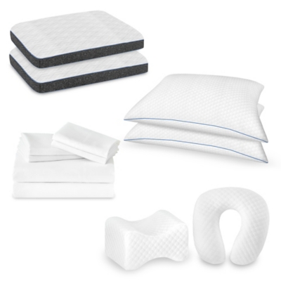 Somapedic 12-Piece Epic Bedding Bundle, White, large