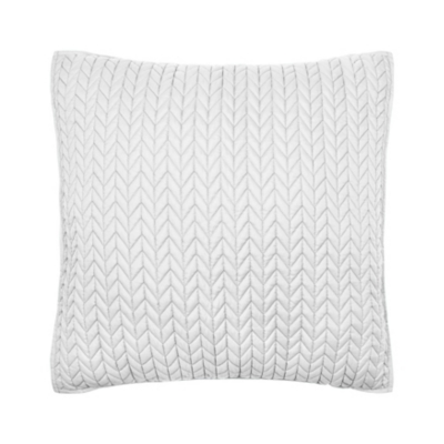 J.Queen New York Cayman Euro Quilted Sham, White, large