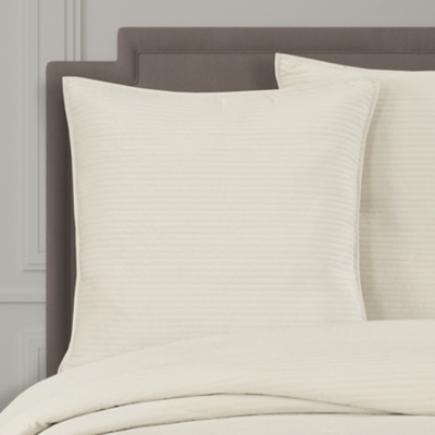J. Queen New York Townsend Euro Sham, Ivory, rollover