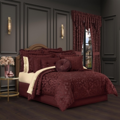 J. Queen New York La Boheme Queen 4 Piece Comforter Set, , large