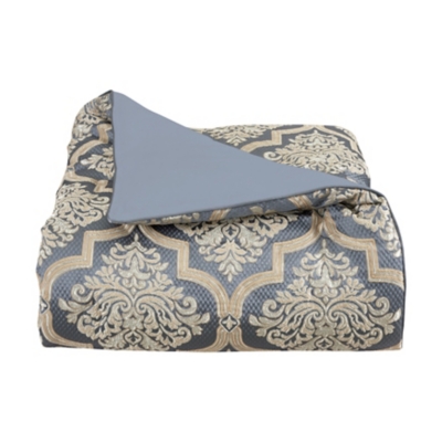 J. Queen New York San Marino King 4 Piece Comforter Set, Powder Blue, rollover