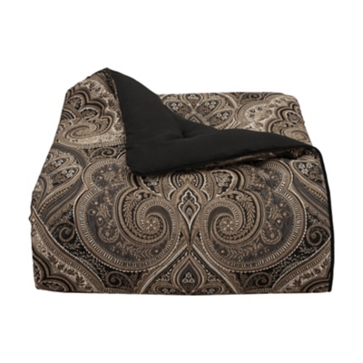 J. Queen New York Cipriana King 4 Piece Comforter Set, Bronze, rollover