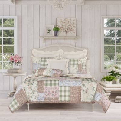 Piper & Wright Eloise Full/Queen Quilt, Dusty Rose, large