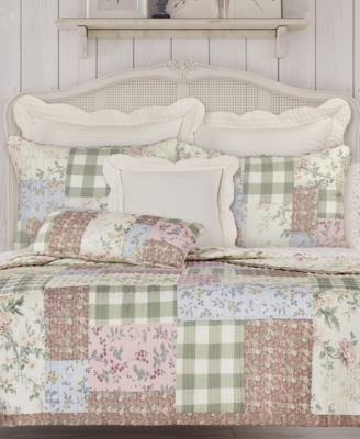 Piper & Wright Eloise King Quilted Sham, Dusty Rose, rollover
