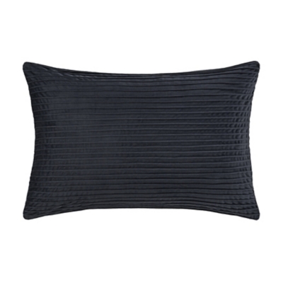 J.Queen New York Townsend Straight Pillow Lumbar Decorative Throw Pillow Cover, Indigo, large