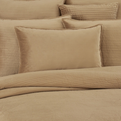 J.Queen New York Townsend Lumbar Decorative Throw Pillow Cover, Gold, rollover