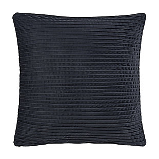 J.Queen New York Townsend Straight Pillow 20" Square Decorative Throw Pillow Cover, Indigo, large