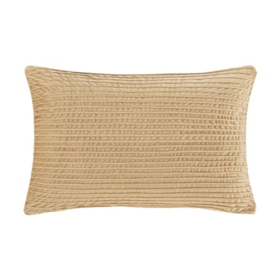 J.Queen New York Townsend Straight Pillow Lumbar Decorative Throw Pillow Cover, Gold, large