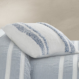 White Sand Beachwood Pillow 18" Square Decorative Throw Pillow, , rollover