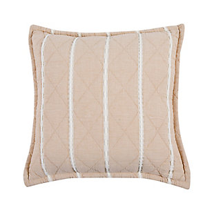 White Sand Playa 20" Square Decorative Throw Pillow Cover, Terracotta, large