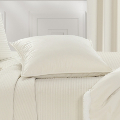 J.Queen New York Townsend 20" Square Decorative Throw Pillow Cover, Ivory, rollover