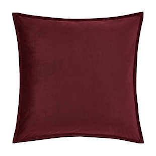 J.Queen New York Townsend 20" Square Decorative Throw Pillow Cover, Red, large