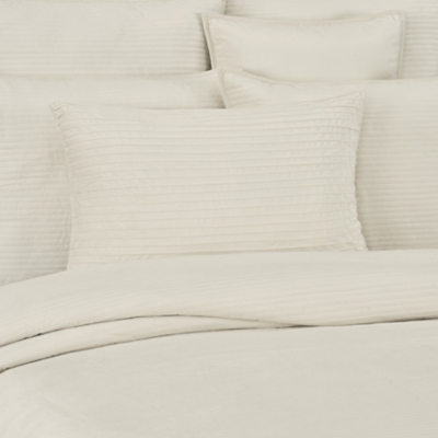 J.Queen New York Townsend Straight Pillow Lumbar Decorative Throw Pillow Cover, Ivory, rollover