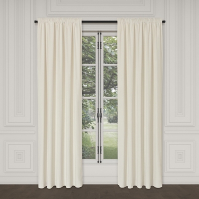 J.Queen New York Townsend 84" Window Panel, Ivory, rollover