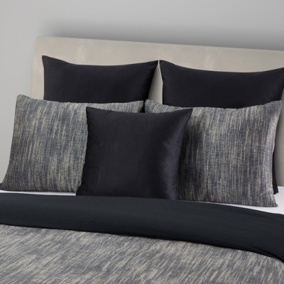 Oscar Oliver Valencia 20" Square Decorative Throw Pillow, Black, rollover
