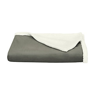 J.Queen New York Townsend Throw, Charcoal, large