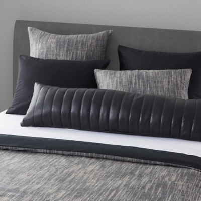 Oscar Oliver Varick Lumbar Decorative Throw Pillow, Black, rollover