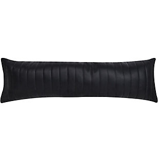 Oscar Oliver Varick Lumbar Decorative Throw Pillow, Black, large