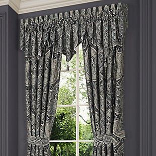 J.Queen New York Vincenzo Window Ascot Valance, , large