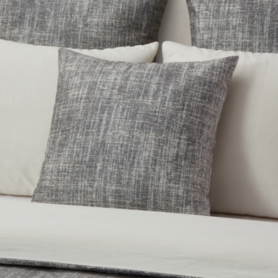 Oscar Oliver Summit 20" Square Decorative Throw Pillow, Stone, rollover