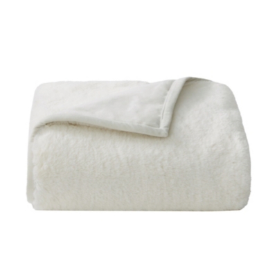 J.Queen New York Ludlow Throw, Cream, rollover