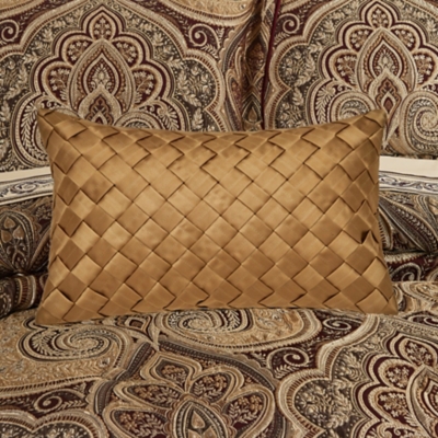 Five Queens Court Bordeaux Boudoir Decorative Throw Pillow, , rollover