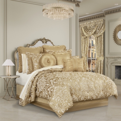 J. Queen New York Aurelia King 2 Piece Comforter Set, Gold