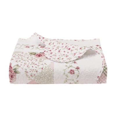 Royal Court Bungalow Full/Queen 3 Piece Quilt Set, Rose, rollover