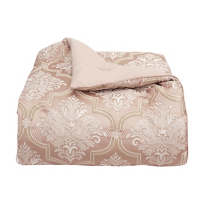 J.Queen New York Rosewater Queen 2 Piece Comforter Set, Blush, rollover