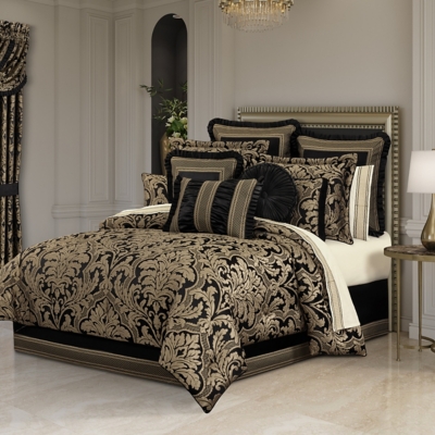 J.Queen New York Brunello  Queen 2 Piece Comforter Set, Black, large