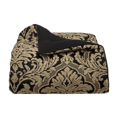 J.Queen New York Brunello  Queen 2 Piece Comforter Set, Black, rollover