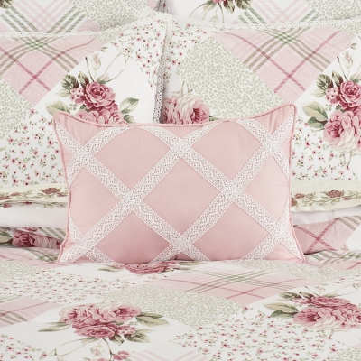 Royal Court Bungalow Boudoir Decorative Throw Pillow, Rose, rollover