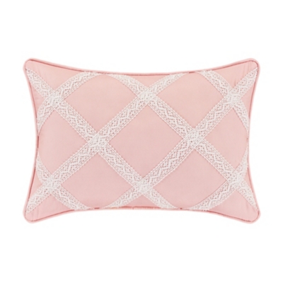 Royal Court Bungalow Boudoir Decorative Throw Pillow, Rose, large