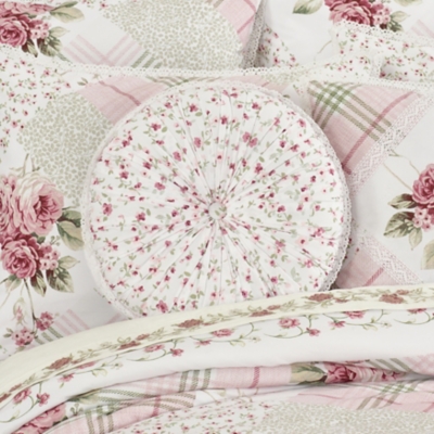 Royal Court Bungalow Round Decorative Throw Pillow, Rose, rollover