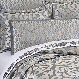 J.Queen New York Barocco Bolster Decorative Throw Pillow, , rollover