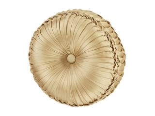 J. Queen New York Aurelia Tufted Round Decorative Throw Pillow