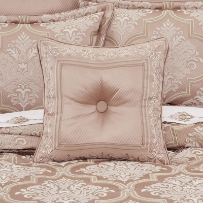 J.Queen New York Rosewater 18" Square Decorative Throw Pillow, , rollover