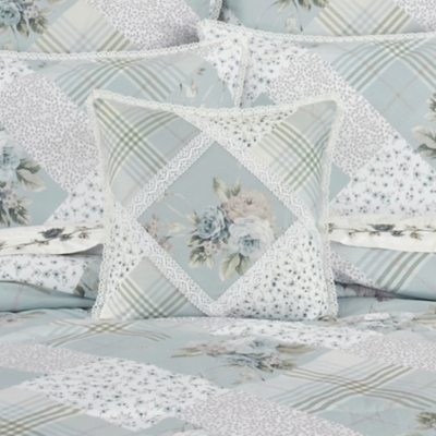 Royal Court Bungalow  16" Square Decorative Throw Pillow, Spa, rollover