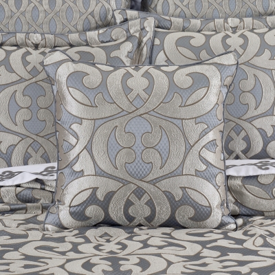 J.Queen New York Barocco 20" Square Decorative Throw Pillow, , rollover