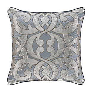 J.Queen New York Barocco 20" Square Decorative Throw Pillow, , large